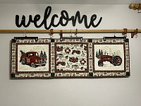 Truck & Tractor Christmas runner