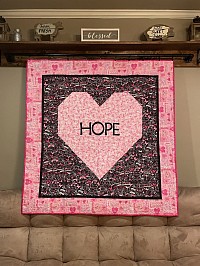 Hope Breast Cancer Quilt