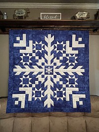 Alternate Jelly Snowflake Quilt