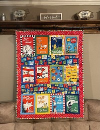 Dr Seuss Books Quilt