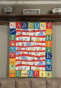 Dr Seuss Alphabet Quilt